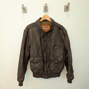 Vintage Cooper A2 Brown US Air Force Flight Bomber